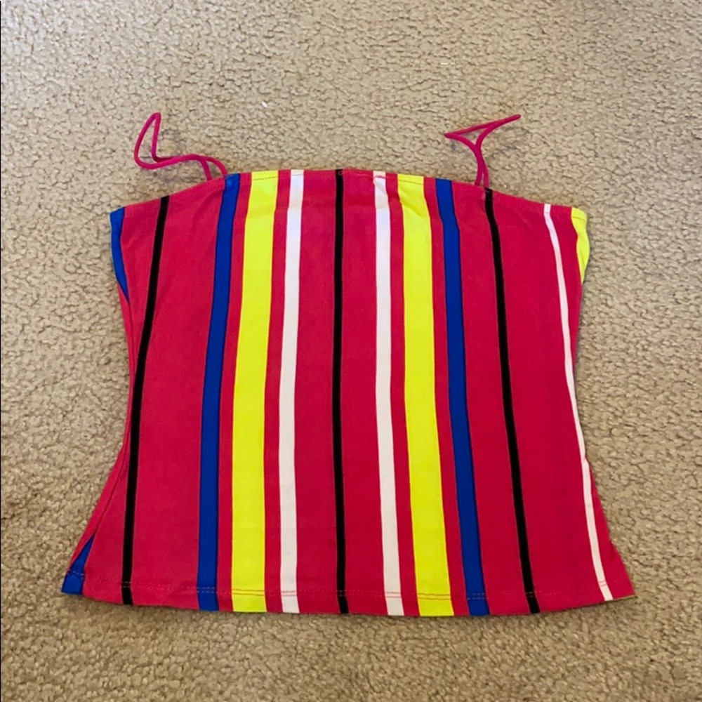 striped tank top